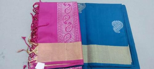SOFT SILK SAREE WITH BLOUSE